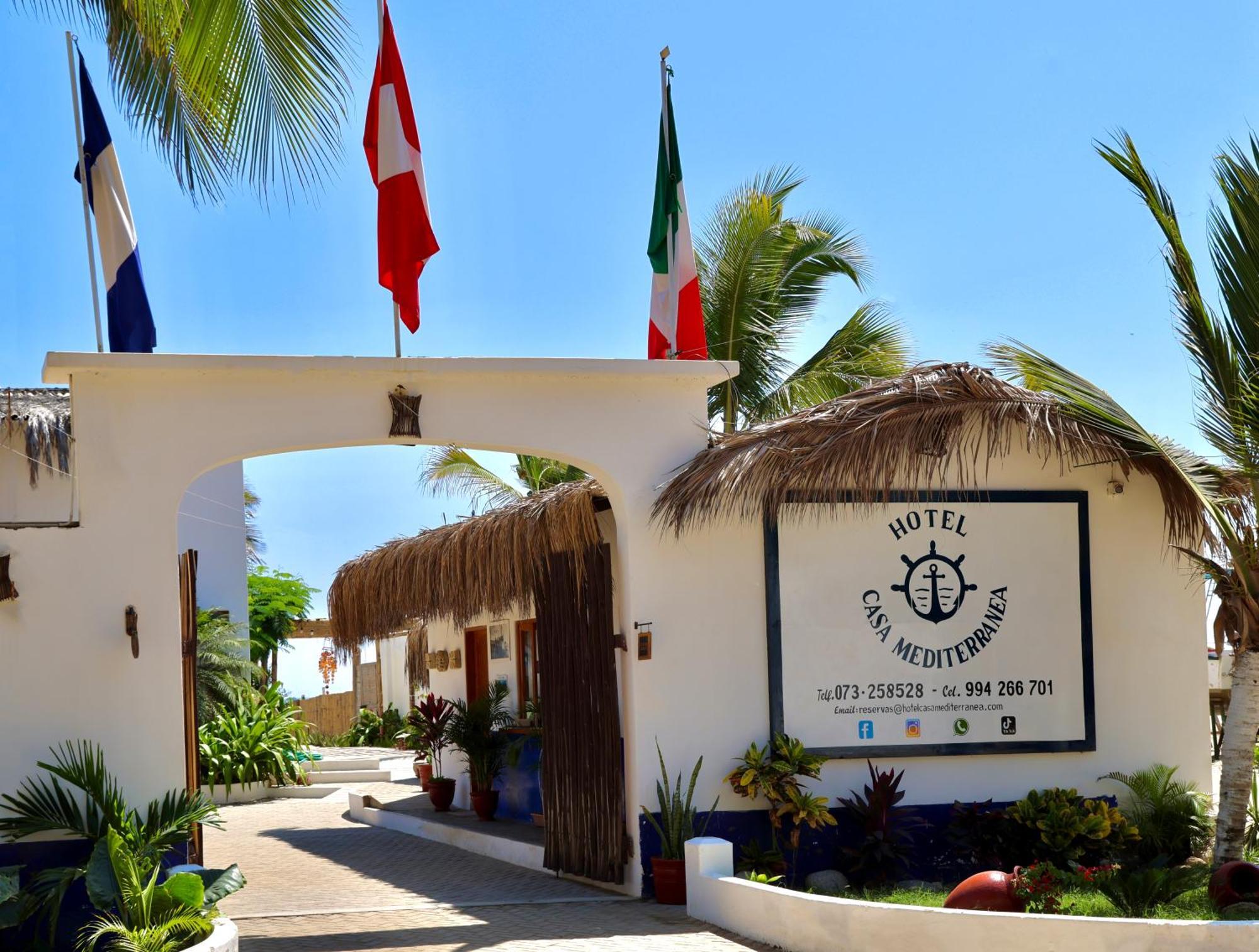 Hotel Casa Mediterranea Mancora Bagian luar foto